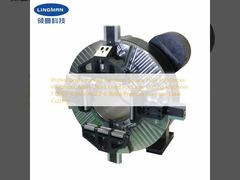 পেশাদার চারটি চোয়াল নির্ভুল বর্গাকার ছিদ্র সম্পূর্ণ-স্ট্রোক নিউম্যাটিক প্রধান চাক লেজার কাটিং মেশিনের জন্য ব্যবহৃত F130DF 4 চোয়াল, ফাইবার লেজার কাটিংয়ের জন্য 0.2-0.9Mpa চাপে