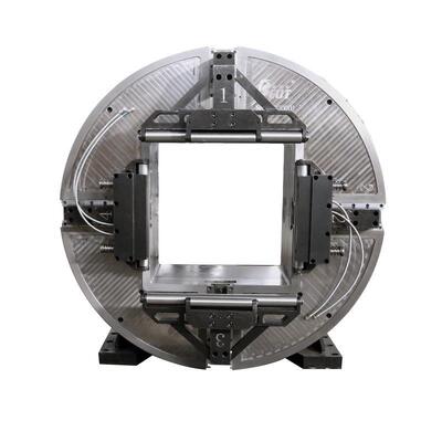 ফাইবার লেজার কাটিং-এর জন্য সাইড-মাউন্টেড হেভি ডিউটি নিউম্যাটিক ৬৪০মিমি চাক