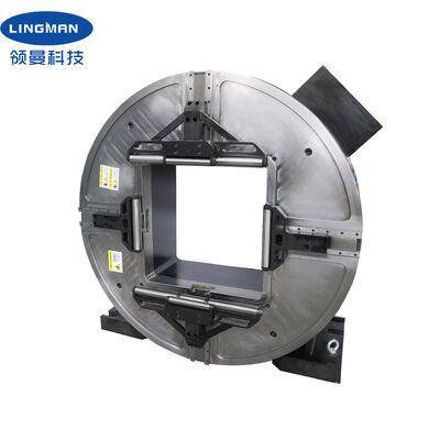 LINGMAN Beut বড় হোল 640mm লেজার ঘূর্ণমান সামনে Chuck 25KN পাইপ কাটিং মেশিনের জন্য clamping শক্তি